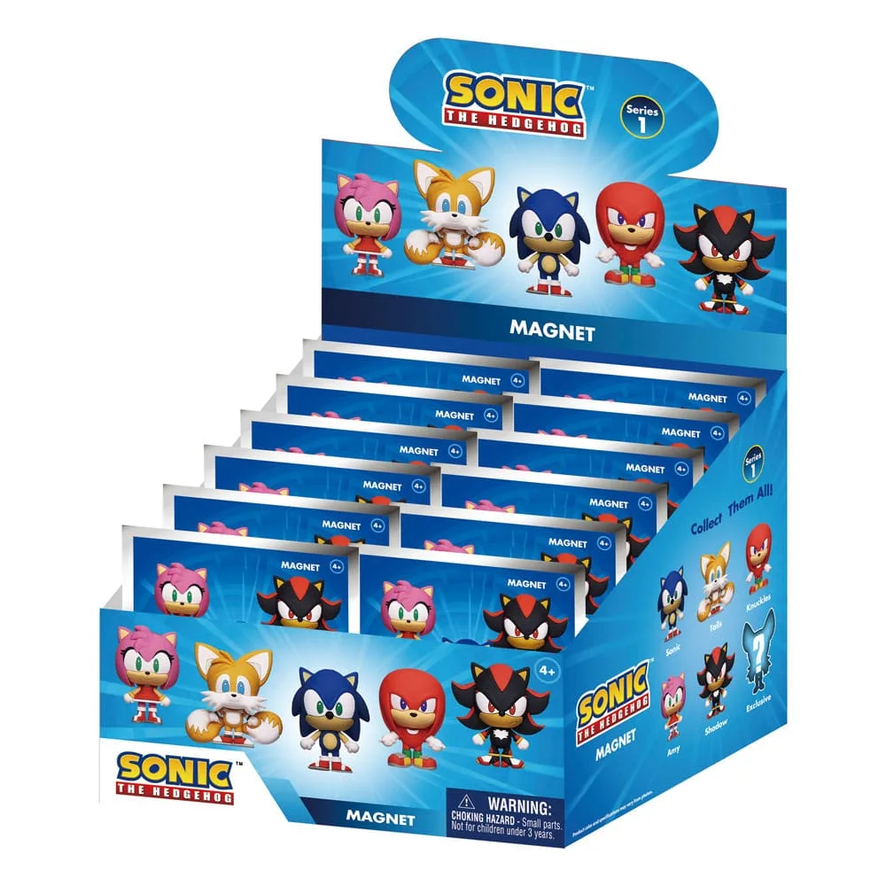 Sonic the Hedgehog Magnets – Series 1 Blind Bag Display of 12