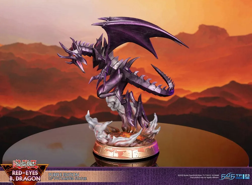 Yu-Gi-Oh Statue – Red-Eyes B. Dragon Purple 33 cm 15