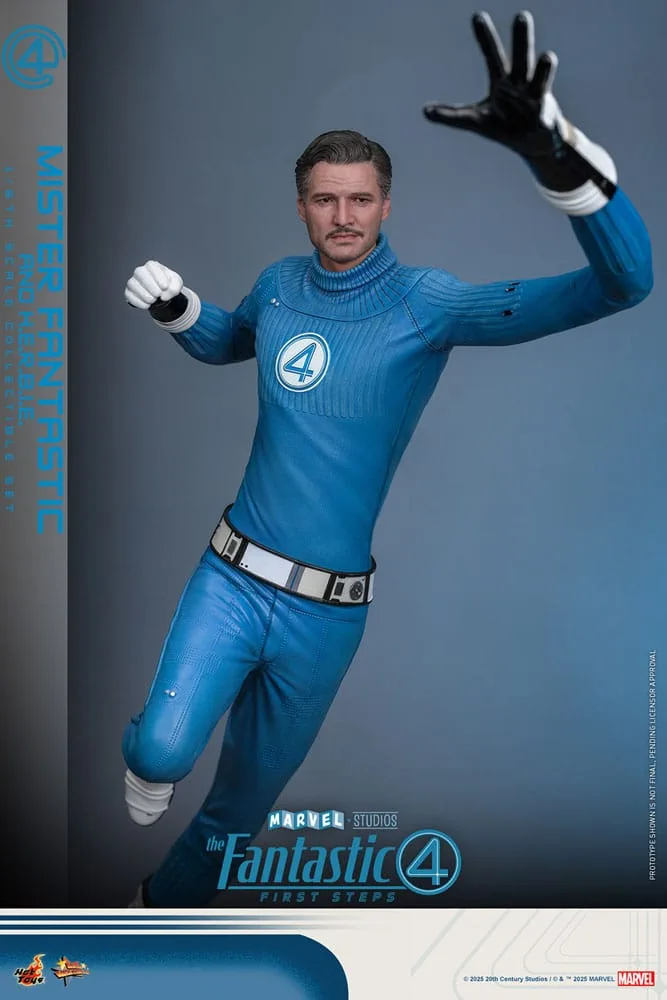 Fantastic Four Figure Set – Mister Fantastic and H.E.R.B.I.E. 30 cm 13