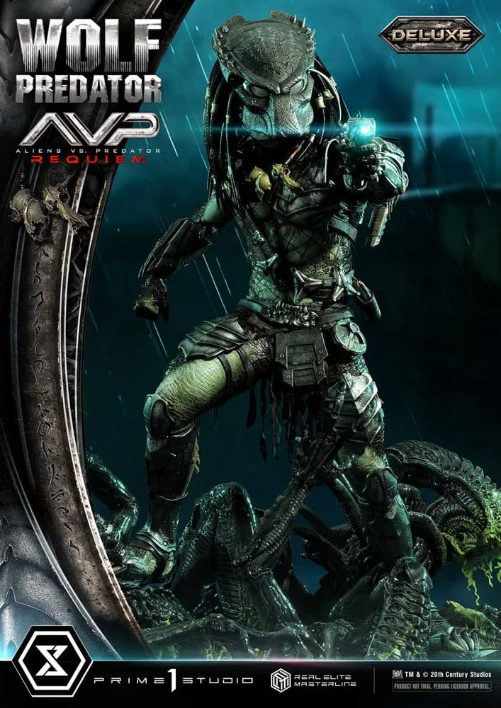 Alien vs. Predator Statue – Requiem Wolf Predator Deluxe 95 cm 10