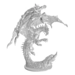 D&D Unpainted Miniature – Adult Amethyst Dragon 38 cm Wingspan 1