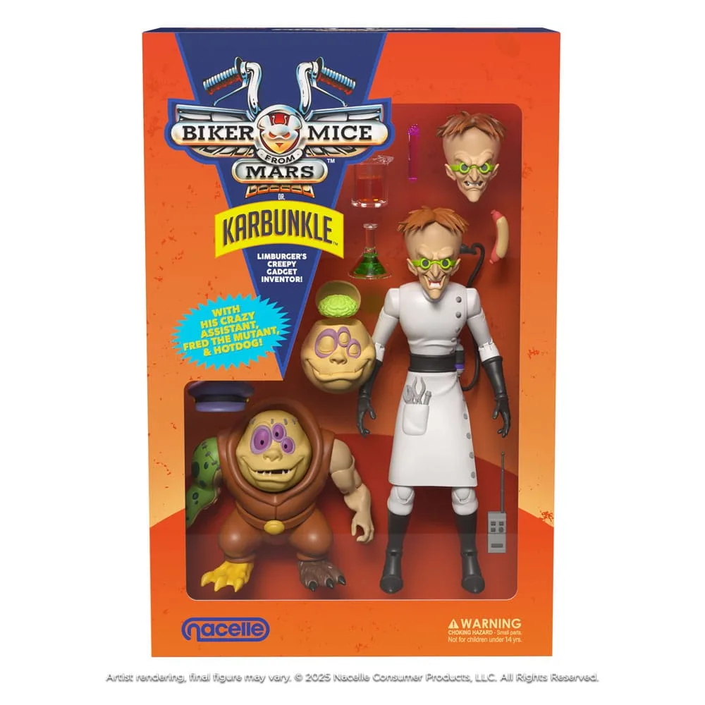 Biker Mice from Mars Figures – Karbunkle & Fred the Mutant 23 cm 3