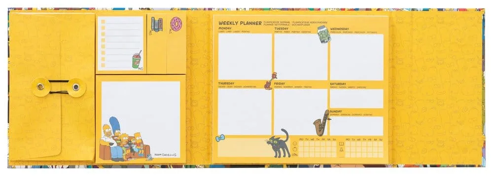 The Simpsons Weekly Planner – Sticky Notes Set 19 x 17 cm 2