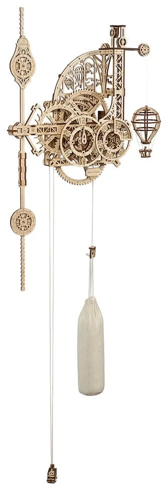 Ugears Houten Modelbouwset – Aero Clock wandklok 6