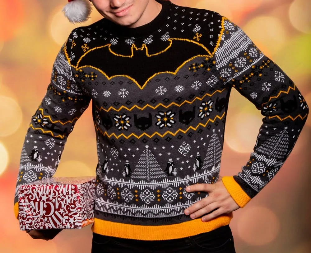 Batman Christmas Sweater – Penguin Size L 2