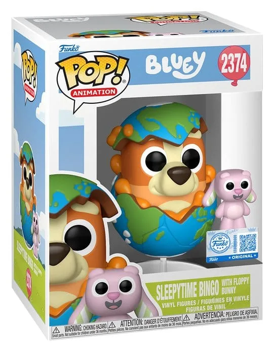 Bluey Vinyl Figure – Sleepytime Bingo with Floppy Bunny 9 cm 2