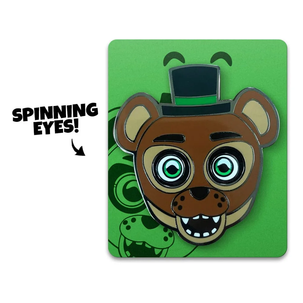 Five Nights at Freddy's Emaille pin – Popgoes draaibare ogen 5 cm 3