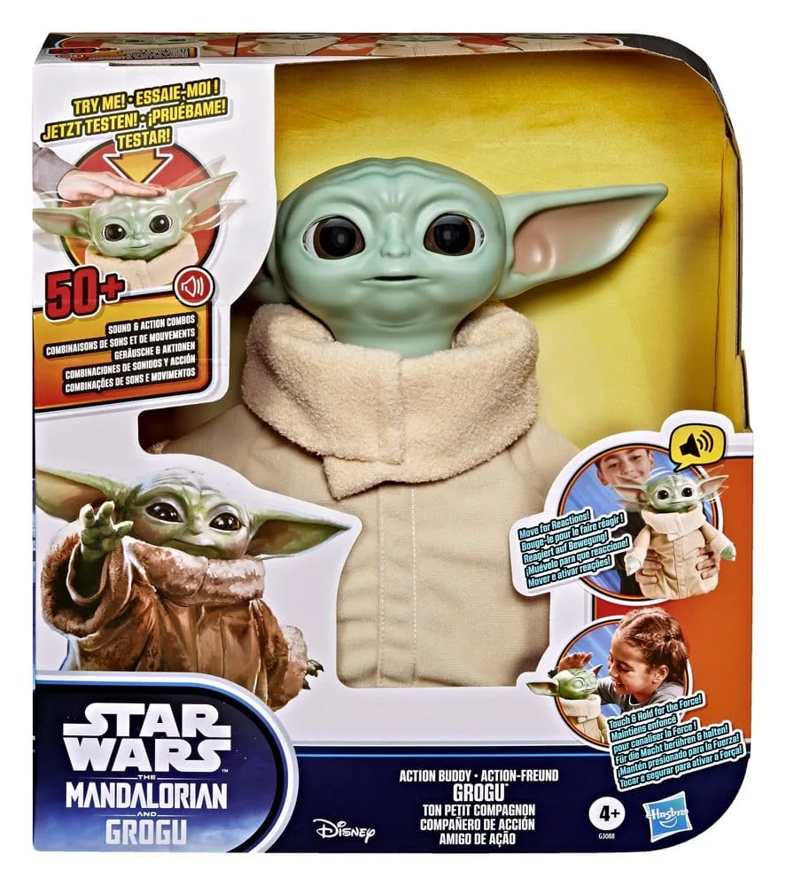 Star Wars Interactive Plush – Action Buddy Grogu 25 cm 4