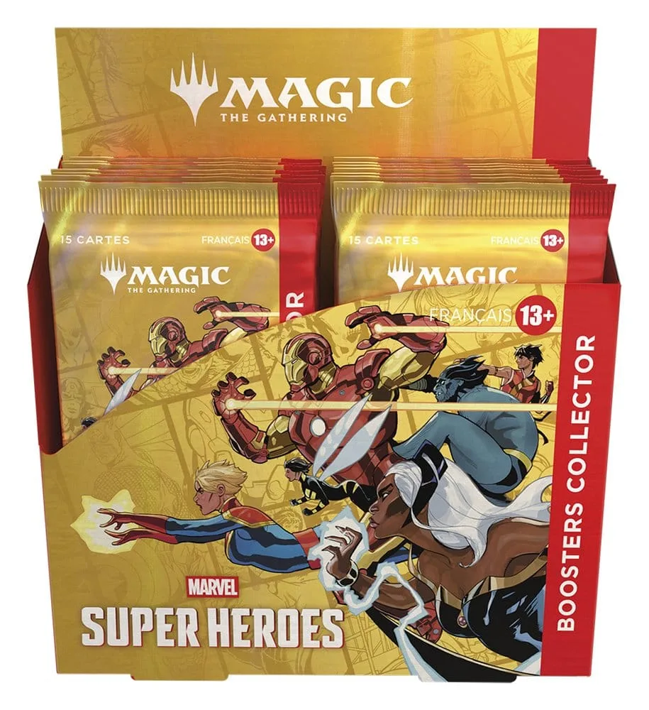 MTG Marvel Super Heroes Collector Booster Display – 12 Packs French 9