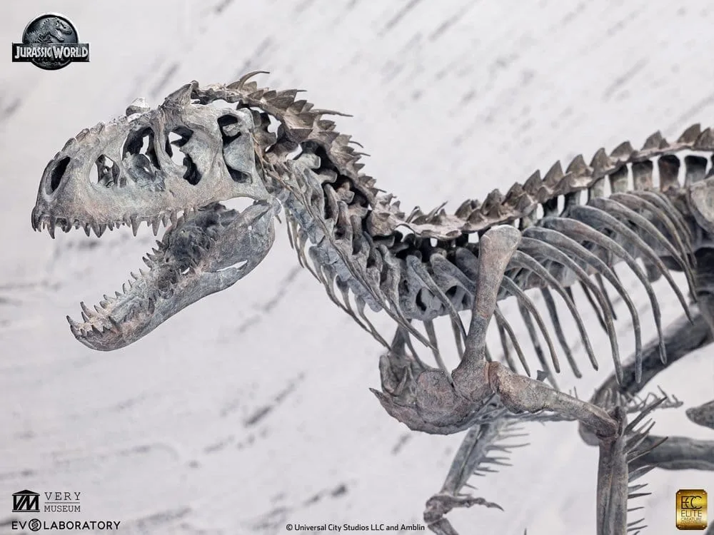 Jurassic World Statue – Indominus Rex Skeleton Bronze 24 cm 2
