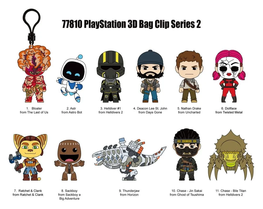Sony PlayStation Bag Clips – Series 2 Blind Bag Display 24-Pack 2