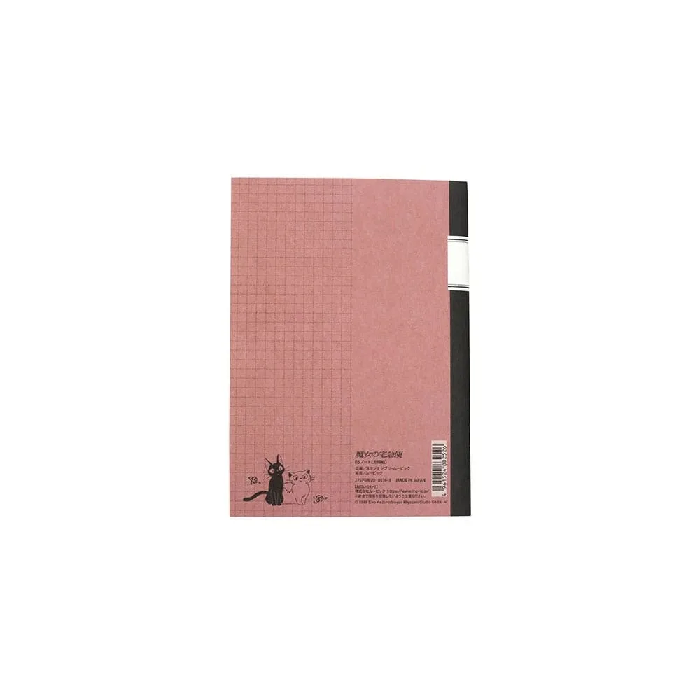 Kiki’s Delivery Service Notebook – Retro Jiji Red 12 x 18 cm 3