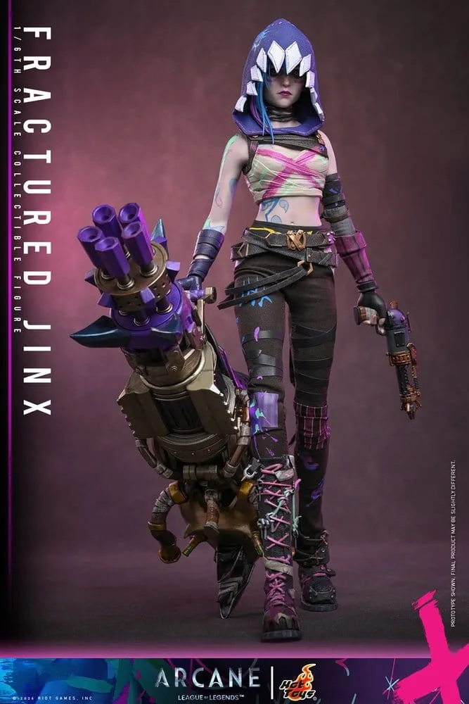 Arcane Action Figure – Fractured Jinx 1/6 28 cm 13