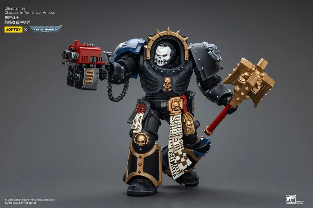 Warhammer 40k Action Figure – Ultramarines Chaplain 1/18 12 cm 10