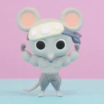 Demon Slayer Figure – Fluffy Puffy Muscular Mice Version A 7 cm 2