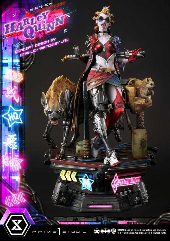 Batman Statue – Cyberpunk Harley Quinn 60 cm 9