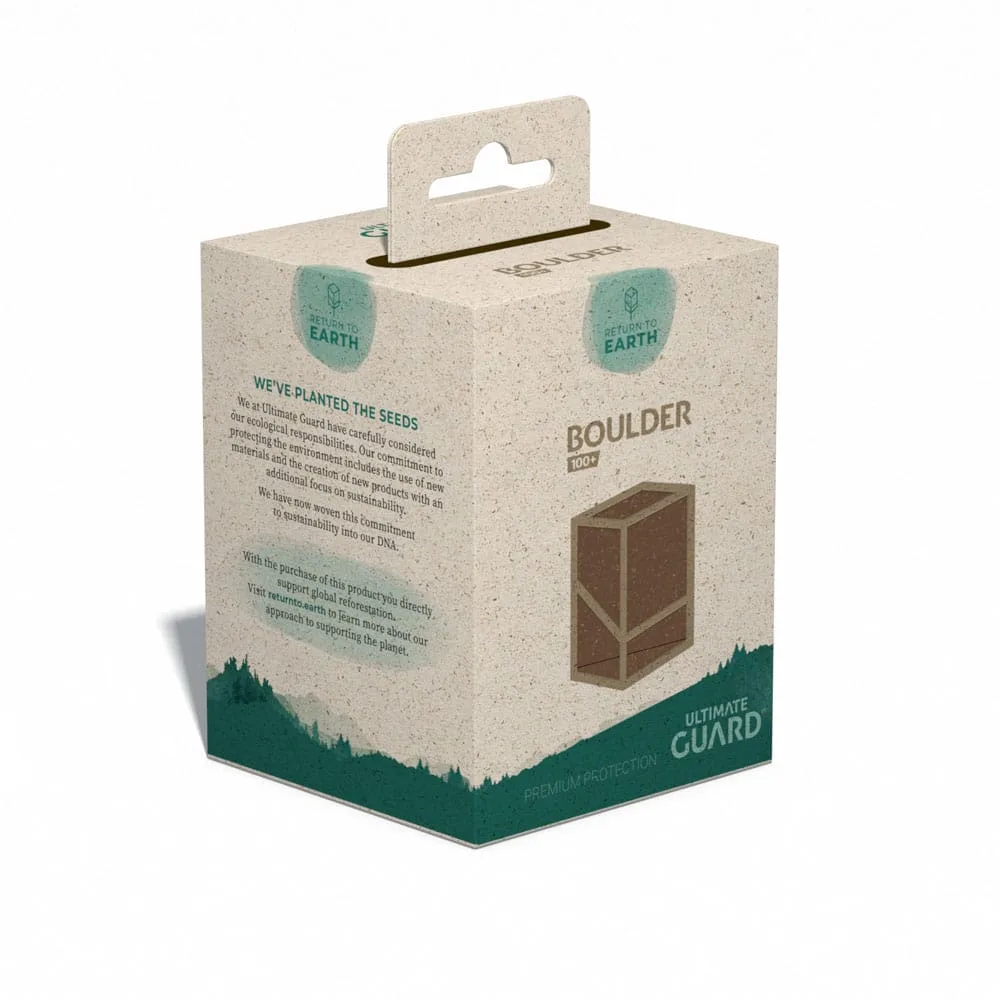 Ultimate Guard Deck Box – Return to Earth Boulder 100+ Brown 10