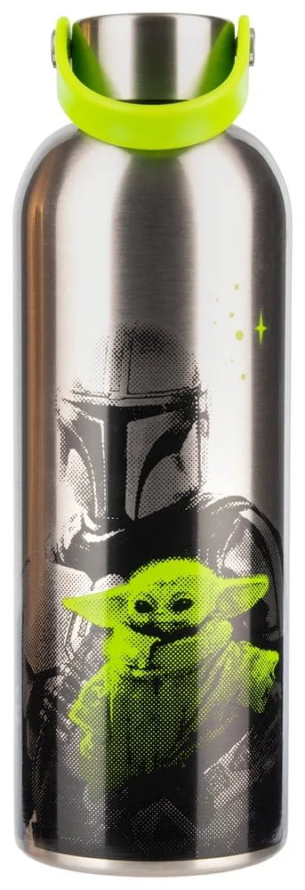 The Mandalorian Water Bottle – Din Djarin and Grogu 1