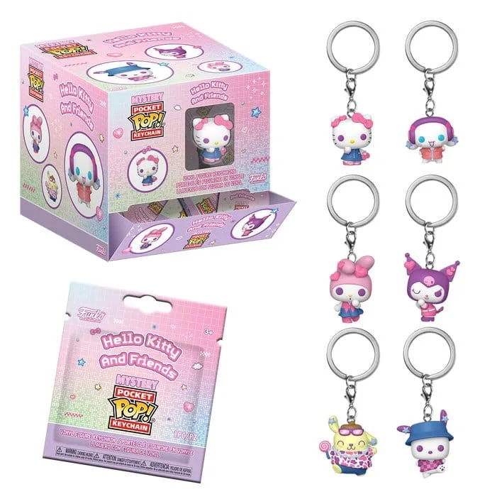 Sanrio Vinyl Keychains – Hello Kitty and Friends Display 4 cm 2
