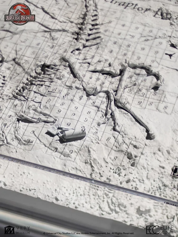 Jurassic Park III Excavation Map – Velociraptor 27 cm 4