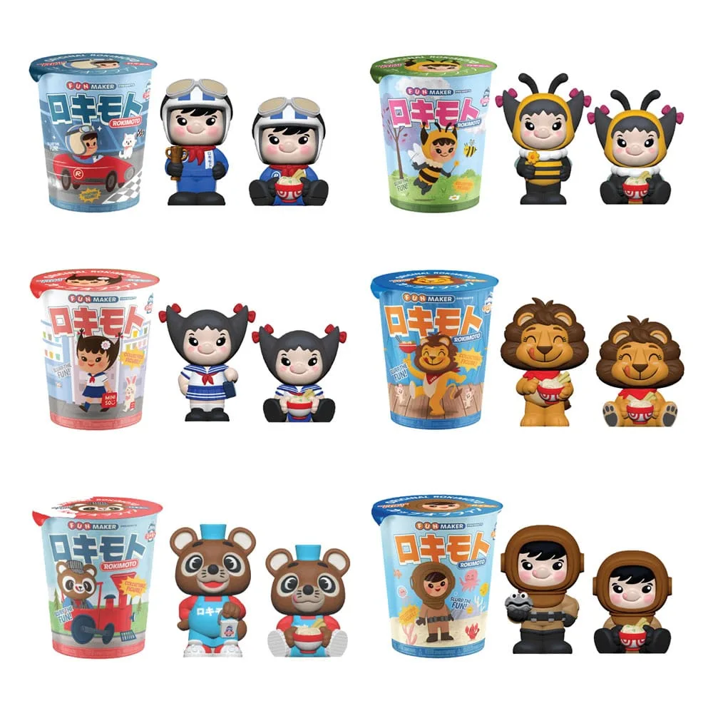 Rokimoto Blind Box Figures – Cup of Fun Wave 2 12-Pack 10 cm