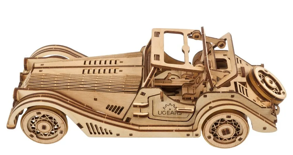 Ugears Holzbausatz – Sportwagen Rapid Mouse 1:24 2