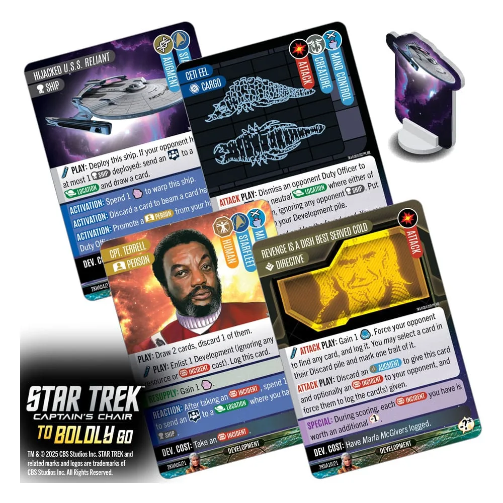 Star Trek Card Game – Captain’s Chair To Boldly Go English 7