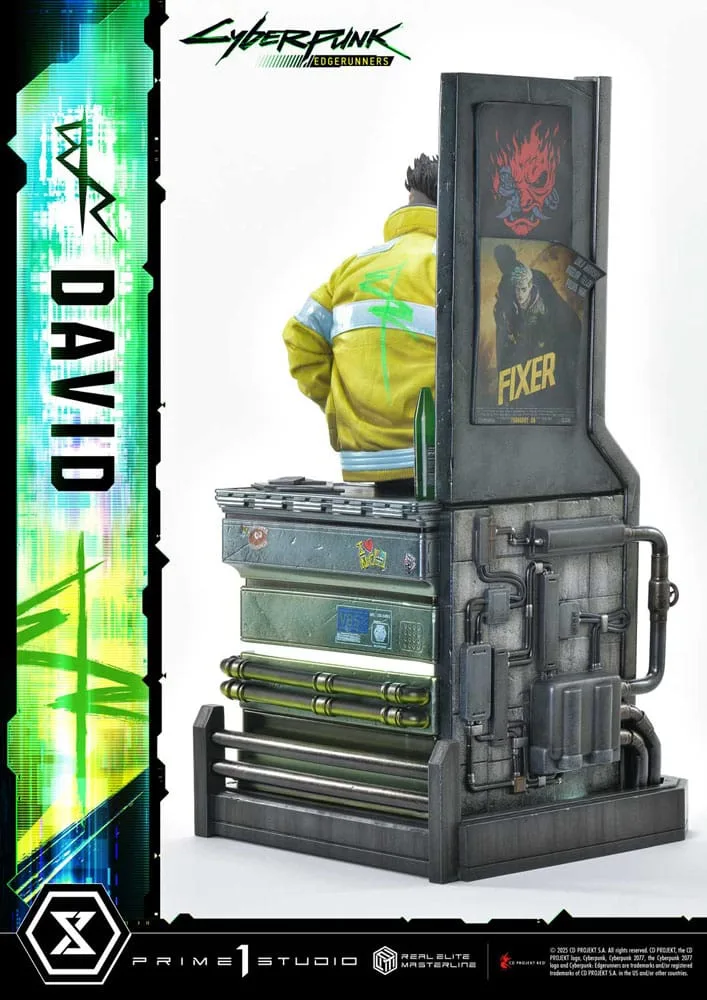 Cyberpunk: Edgerunners Statue – David Deluxe Bonus 58 cm 23