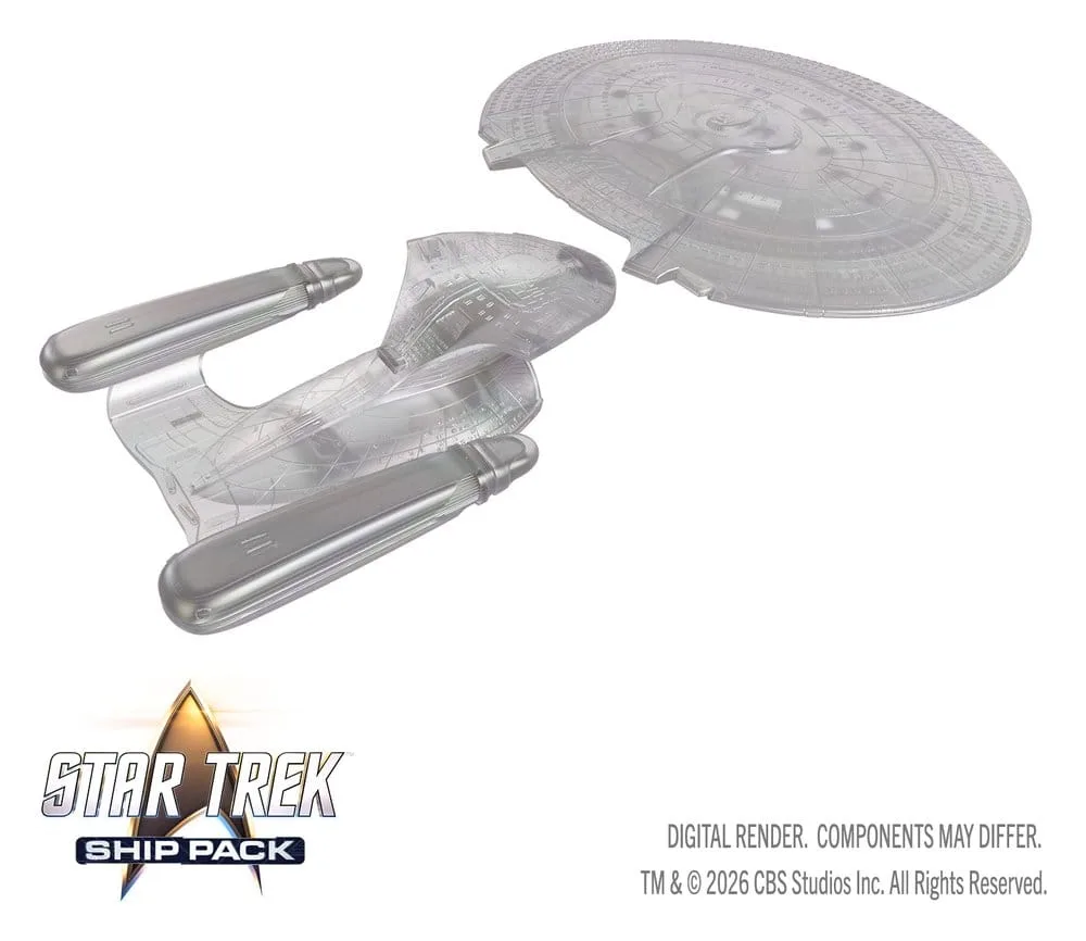 Star Trek Ship Miniature – Enterprise-D 60th Anniversary 22 cm 7