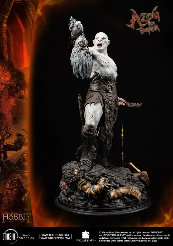 The Hobbit Statue – Azog John Howe Signature Edition 1/3 90 cm