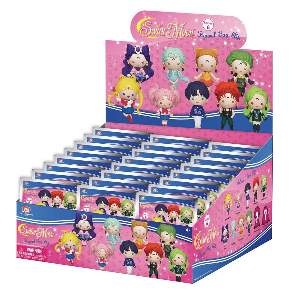 Sailor Moon Bag Clips – Series 6 Display of 24 Blind Bags 3