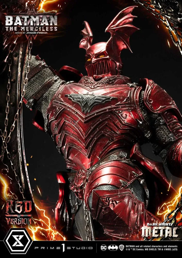 Dark Nights Metal Statue – The Merciless Red Version 111 cm 14