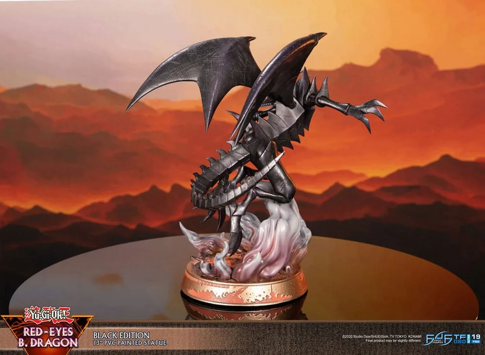 Yu-Gi-Oh! PVC Statue – Red-Eyes B. Dragon Black 33 cm 18