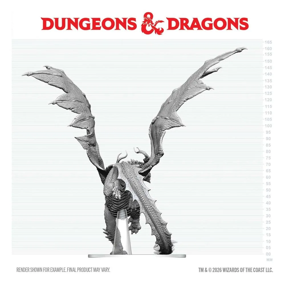 Dungeons & Dragons Miniature – Adult Spirit Dragon Unpainted 24 cm 2