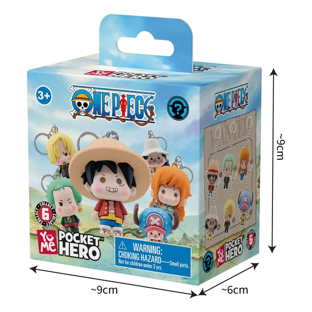 One Piece Keychain Display – Pocket Hero Series 2 12 Pack 6–7 cm 2