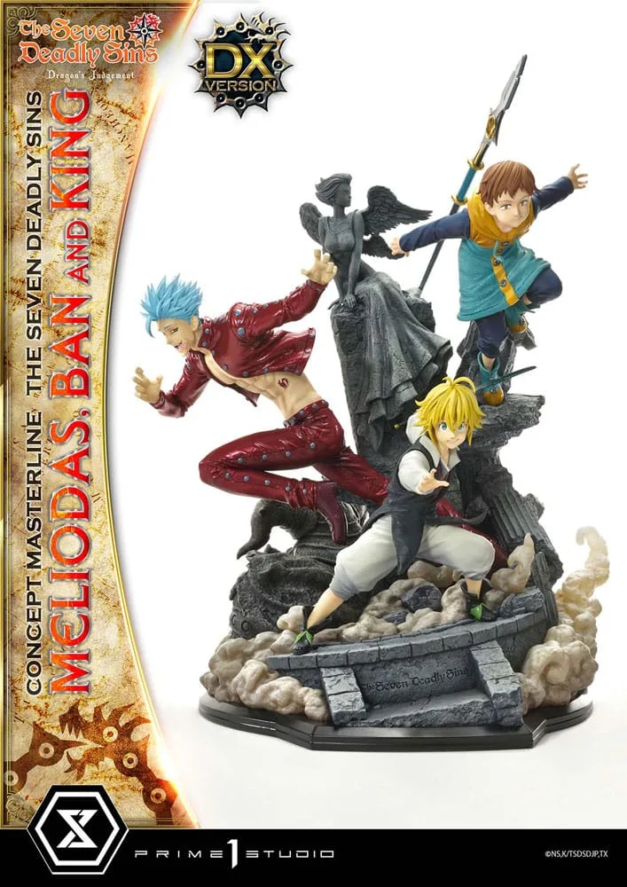Seven Deadly Sins Statue – Meliodas Ban and King Deluxe 55 cm