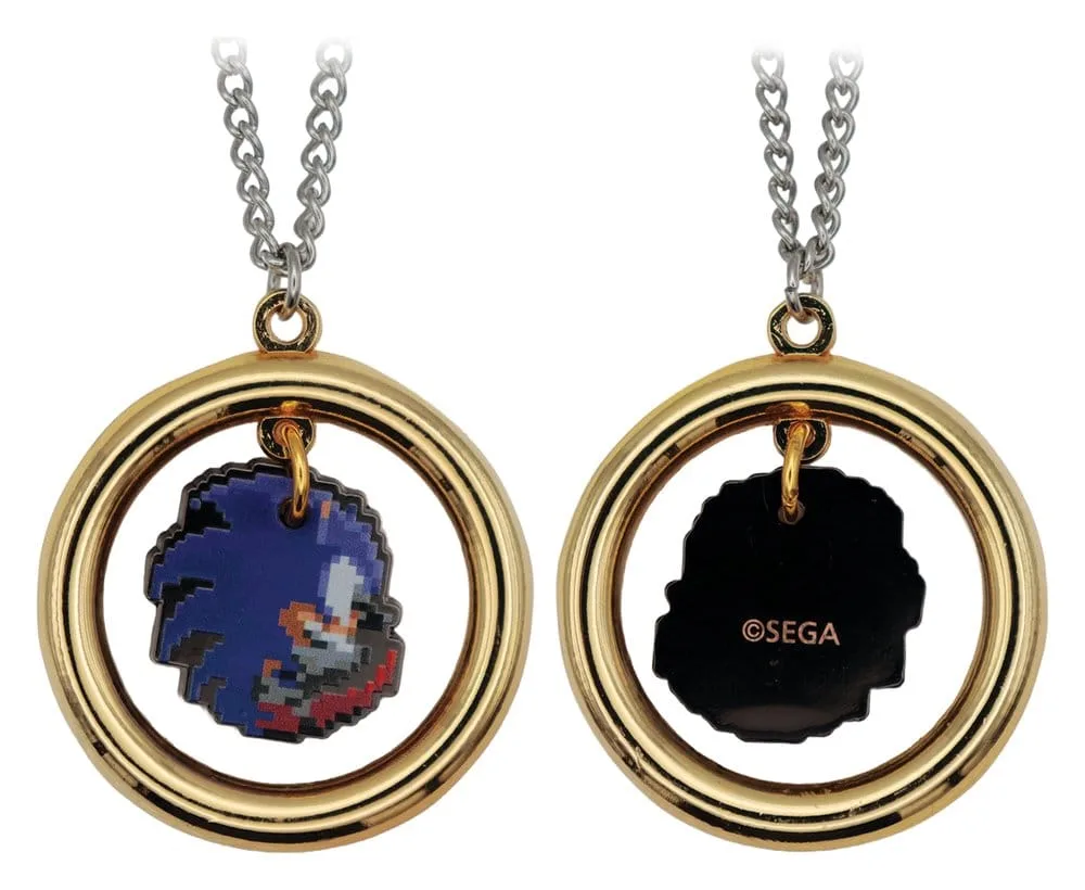 Sonic the Hedgehog Necklace – Numbered Ring Pendant 30 mm 2