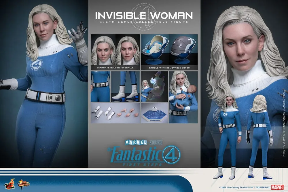 Fantastic Four Action Figure – Invisible Woman 28 cm 15