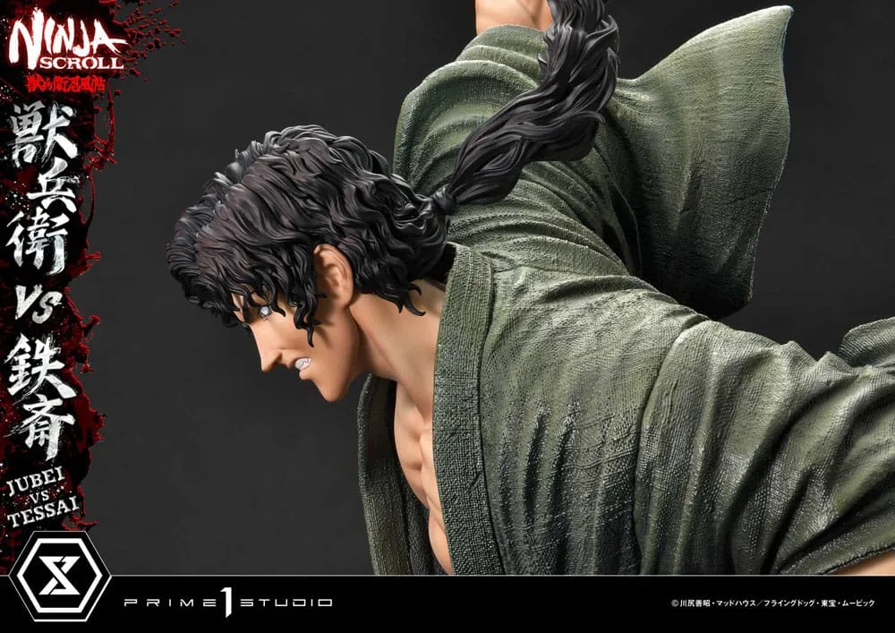 Ninja Scroll Statue – Jubei Versus Tessai 1/4 Scale 101 cm 12