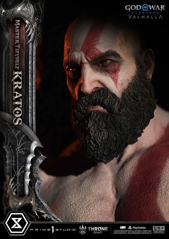God of War Ragnarök Statue – Master Thyself Kratos 67 cm 11