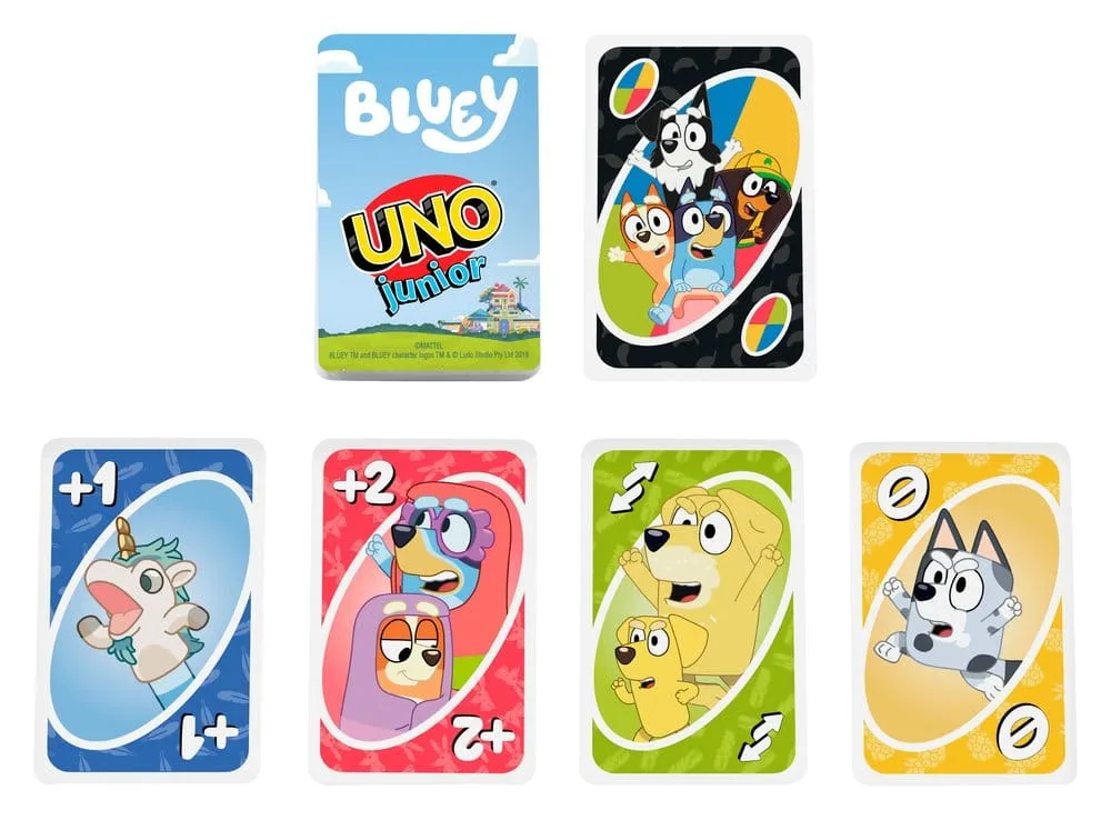Bluey Card Game – UNO Junior 7