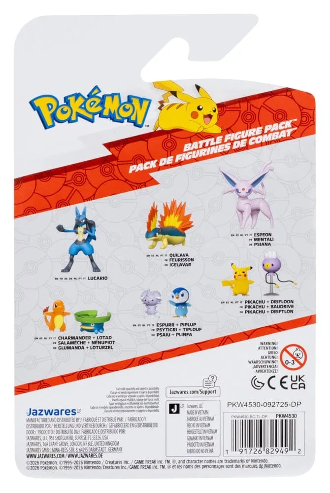 Pokémon Battle Figure Set – Espurr and Piplup 2-Pack 2