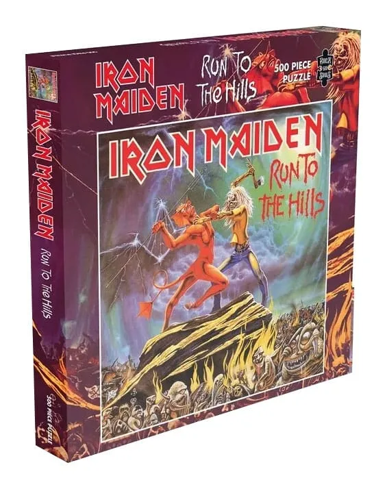 Iron Maiden Jigsaw Puzzle – Run to the Hills 500 Pieces