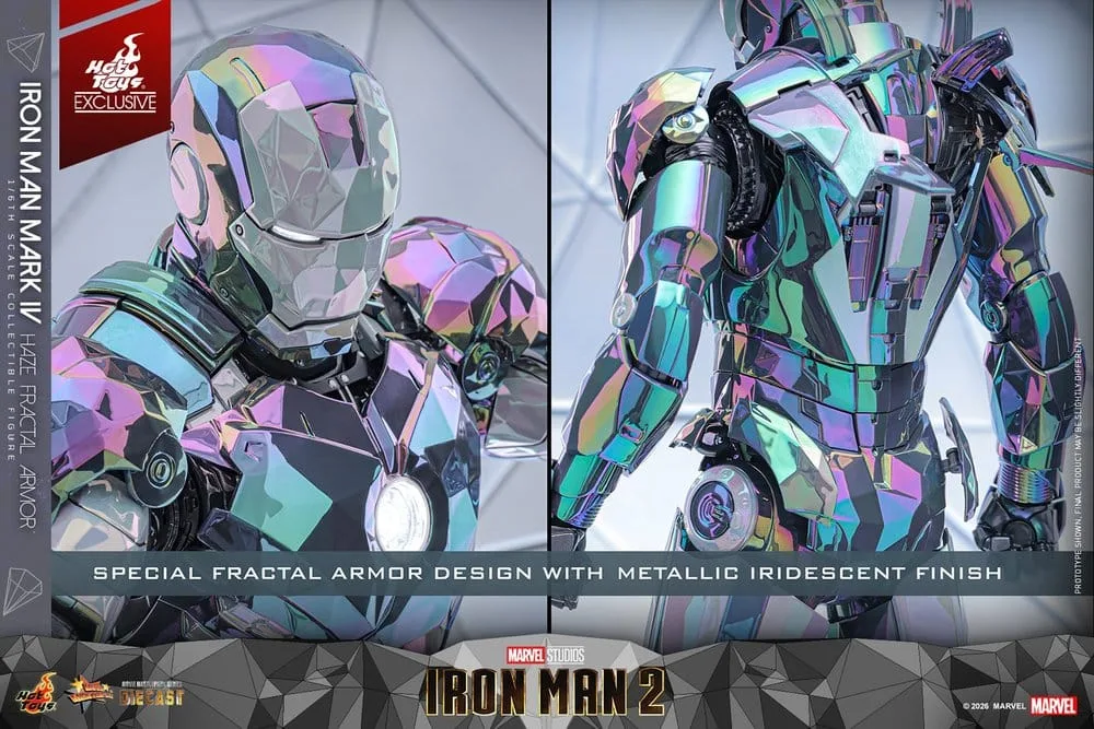 Iron Man 2 Action Figure – Mark IV Haze Fractal Armor 33 cm 22