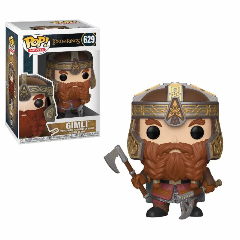 Lord of the Rings Vinyl Figure – Gimli Pop Movies 9 cm