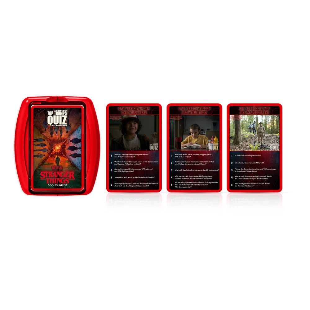 Stranger Things Card Game – Top Trumps Quiz German Edition 7