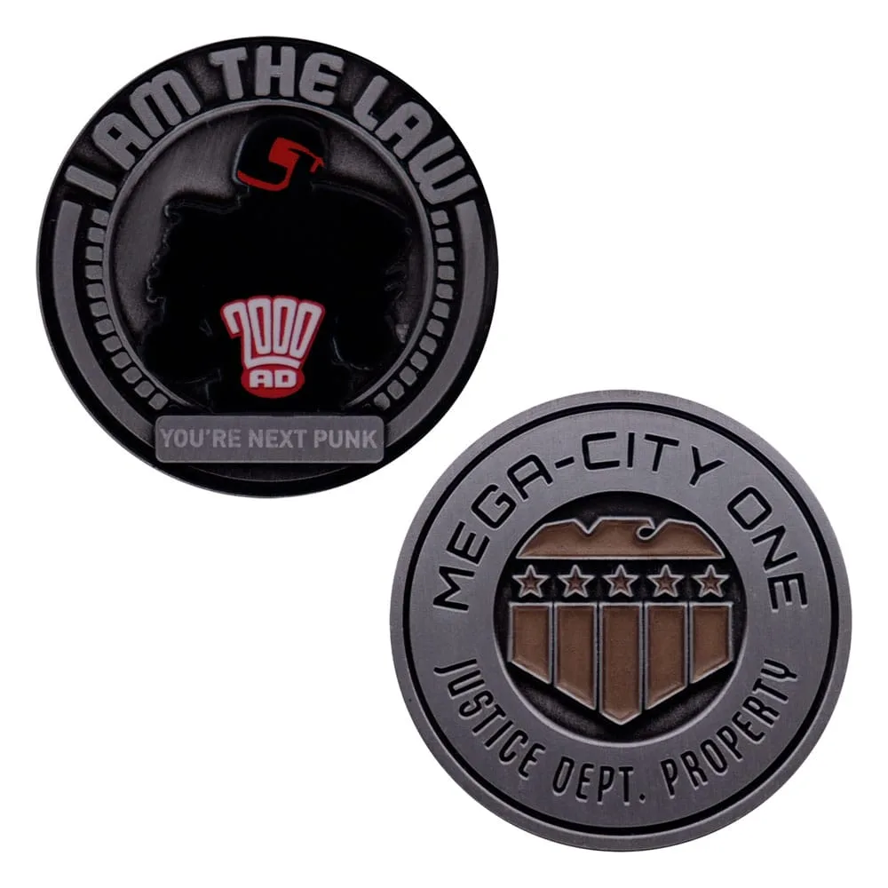2000 AD Sammlermünze – Judge Dredd limitiert 38 mm 3