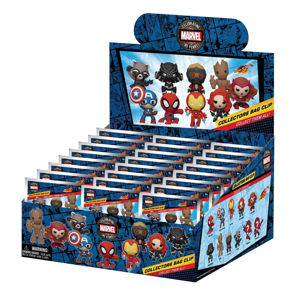 Marvel Bag Clips – 85th Core Comic Series 12 Display of 24 3