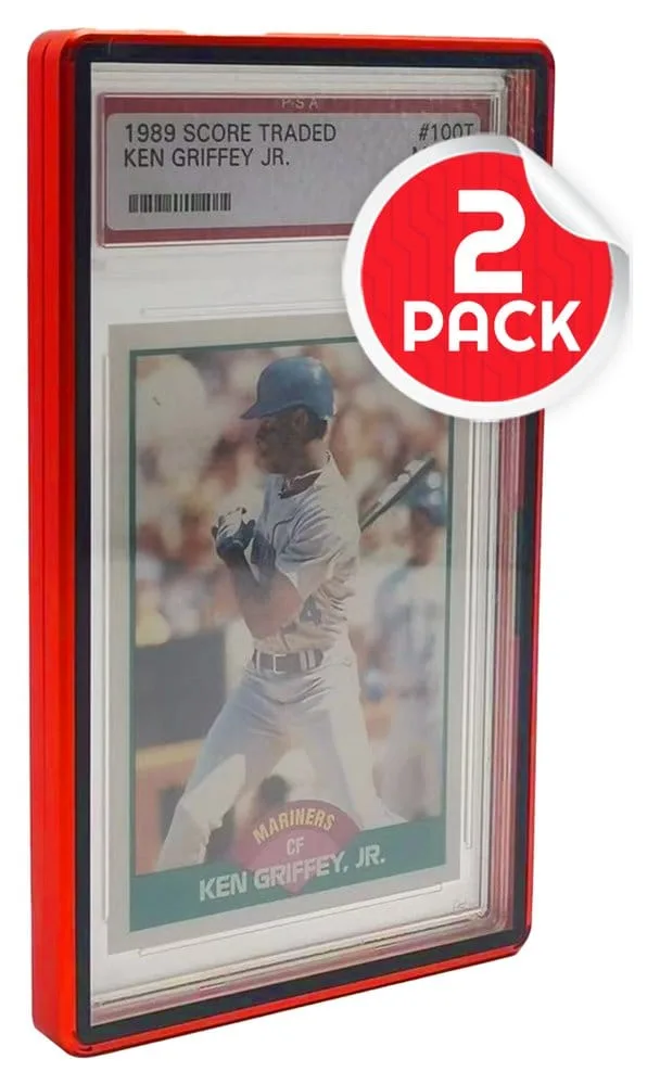 PSA Graded Card Slab Protector – Red Magnetic Case 6