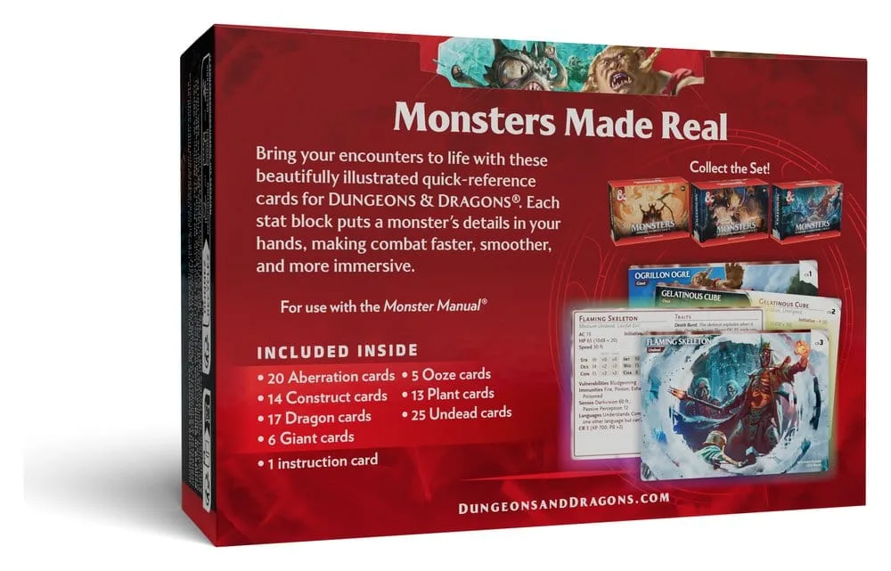 D&D Reference Cards – Fearsome and Ferocious Monsters English 2
